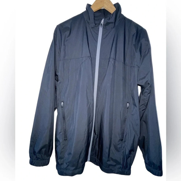 Pebble Beach Water and Wind Resistant Performance Black Full Zip Jacket Small - Picture 6 of 6